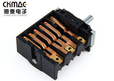 High Temperture Selector Rotary Switch , Controller Rotary Fan Switch 250V 16A